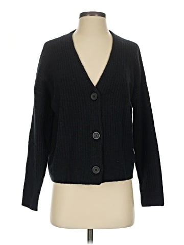Madewell Cameron Ribbed Cardigan Sweater in Coziest Yarn (view 1)