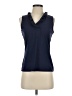 J. McLaughlin Blue Sleeveless Blouse Size S - photo 1