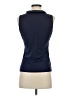 J. McLaughlin Blue Sleeveless Blouse Size S - photo 2