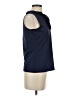 J. McLaughlin Blue Sleeveless Blouse Size S - photo 4
