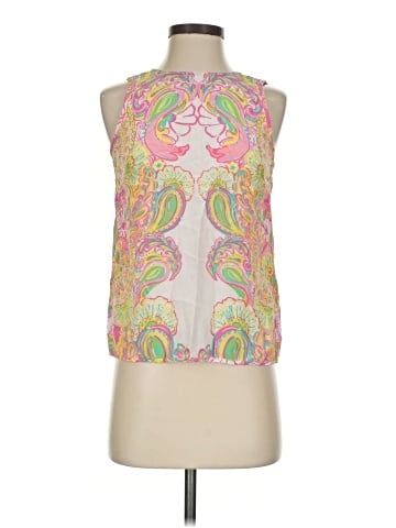 Lilly Pulitzer Sleeveless Silk Top (view 1)