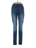 Express Jeans Solid Blue Jeans Size 10 - photo 1