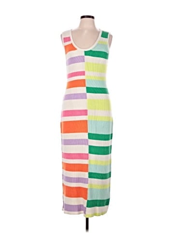 Flat White Casual Dress (view 1)