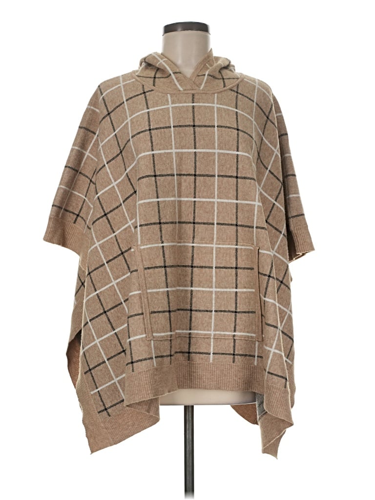 Pre-owned Tahari Poncho In Tan