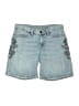 Eddie Bauer Paisley Blue Denim Shorts Size 2 - photo 1
