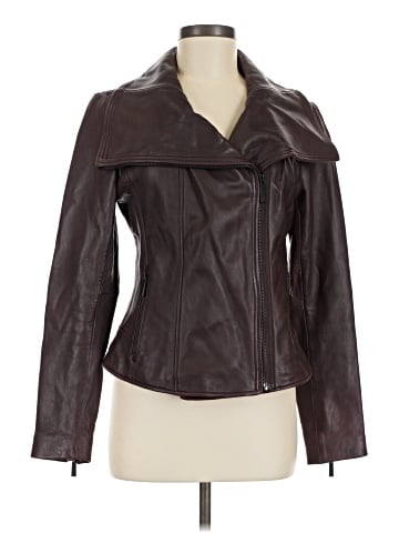 MICHAEL Michael Kors Leather Jacket (view 1)