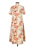 Lularoe Floral Tan Casual Dress Size S - photo 2