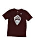 Adidas 100% Polyester Burgundy Active T-Shirt Size 14 - 16 - photo 1