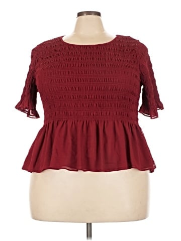 Torrid 3/4 Sleeve Blouse (view 1)