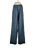St. John Chevron-herringbone Blue Casual Pants Size S - photo 2