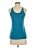 Nike 100% Polyester Teal Active Tank Size S - photo 1