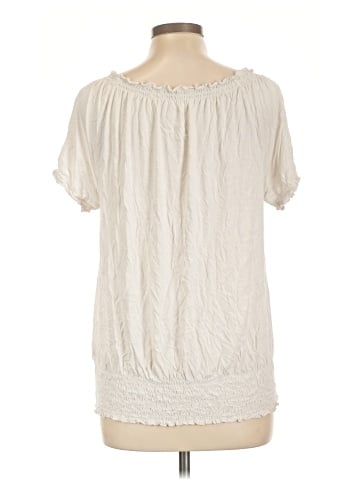INC International Concepts Short Sleeve Blouse (view 2)