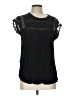 Daniel Rainn 100% Rayon Black Short Sleeve Top Size L - photo 1