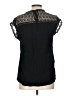 Daniel Rainn 100% Rayon Black Short Sleeve Top Size L - photo 2