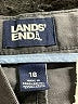Lands' End Solid Gray Cargo Pants Size 18 - photo 3