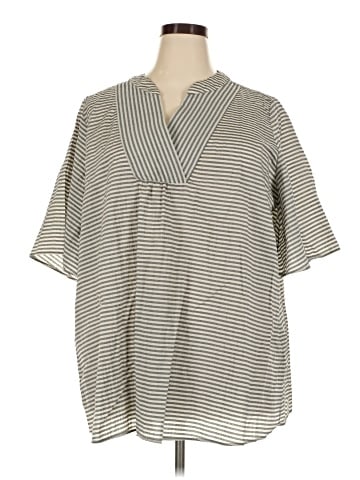 Marina Rinaldi Short Sleeve Blouse (view 1)