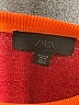 Zara Color Block Burgundy Pullover Sweater Size XL - photo 7