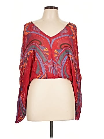 Free People 3/4 Sleeve Blouse (view 1)