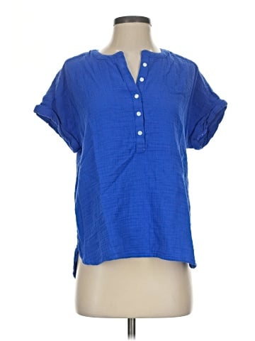 Caslon Short Sleeve Blouse (view 1)