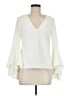 Milly Ivory Long Sleeve Blouse Size 6 - photo 1