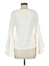 Milly Ivory Long Sleeve Blouse Size 6 - photo 2