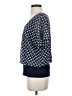CAbi 100% Polyester Blue Short Sleeve Blouse Size S - photo 5