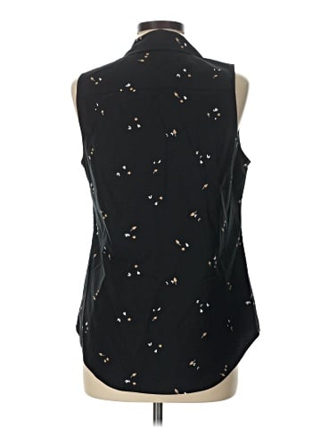 Ann Taylor Sleeveless Button-Down Shirt (view 2)