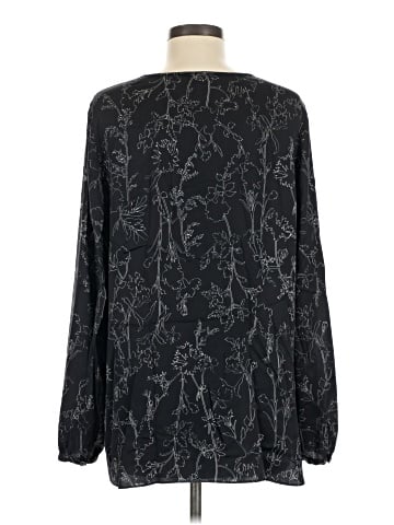 Classiques Entier Long Sleeve Silk Top (view 2)