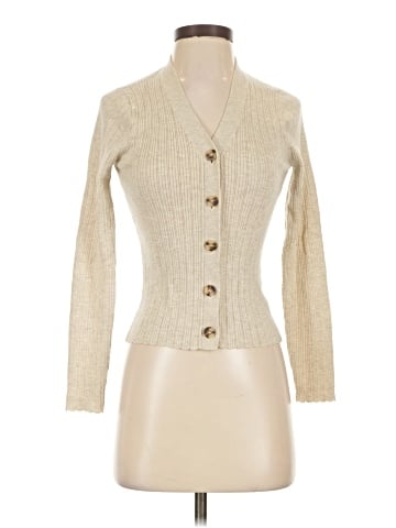 Madewell Pointelle Ribbed Cardigan Sweater (view 1)