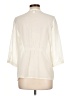 Coldwater Creek 100% Polyester Ivory 3/4 Sleeve Blouse Size 10 - 12 Petite - photo 2