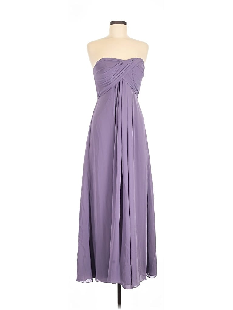 Pre-owned Bill Levkoff Cocktail Dress In Purple