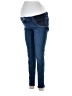 MNG Solid Blue Jeans Size 8 - photo 1