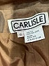 Carlisle 100% Silk Metallic Brown Silk Blazer Size 10 - photo 3