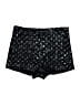 Topshop 100% Polyamide Print Black Shorts Size 8 - photo 1