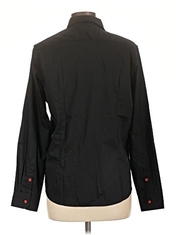 Karl Lagerfeld Paris Long Sleeve Button-Down Shirt (view 2)