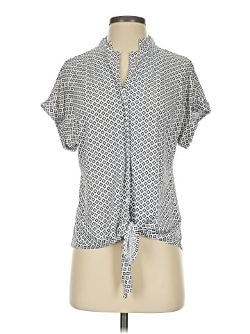 Adrianna Papell Short Sleeve Blouse (view 1)