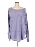 Free People Purple Pullover Sweater Size L - photo 1