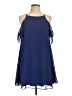 Soprano 100% Polyester Blue Sleeveless Blouse Size L (estimated) - photo 1