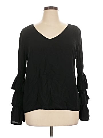 Solitaire Long Sleeve Blouse (view 1)