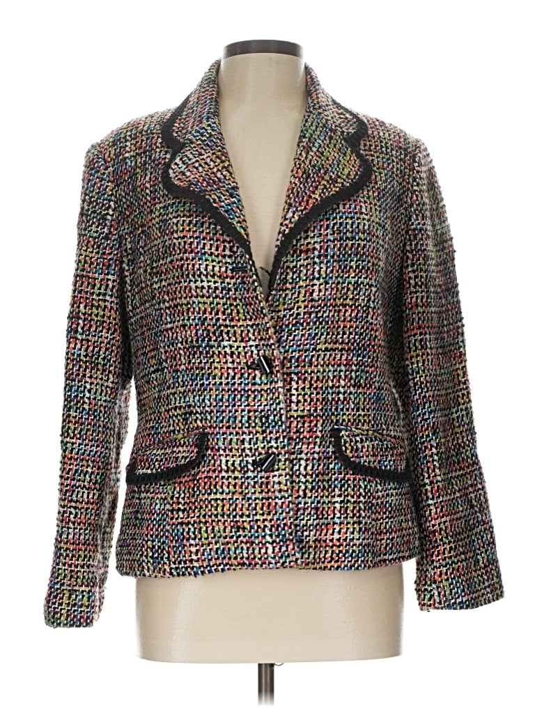 Pre-owned Sag Harbor Blazer Jacket In Gray