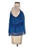 Parker 100% Polyester Blue Sleeveless Blouse Size XS - photo 4