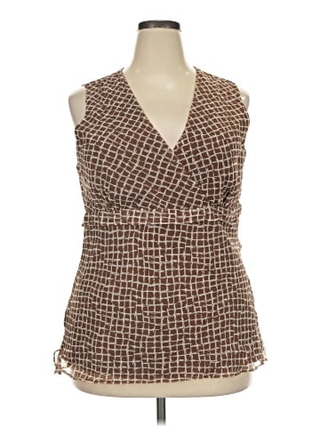 Pendleton Sleeveless Silk Top (view 1)