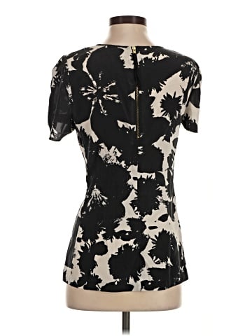 Ann Taylor Short Sleeve Silk Top (view 2)