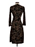 BCBGMAXAZRIA 100% Polyester Graphic Brown Cocktail Dress Size XS - photo 2