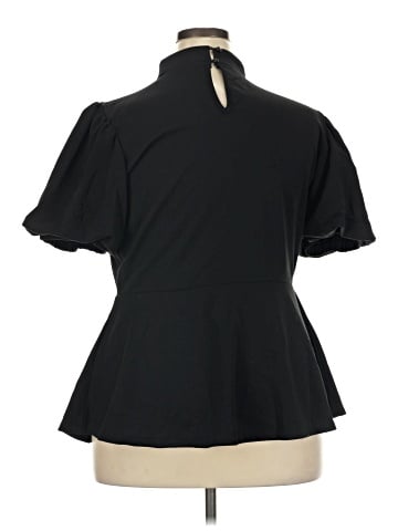 Ashley Stewart Short Sleeve Blouse (view 2)