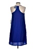 Truth 100% Polyester Solid Blue Casual Dress Size S - photo 2