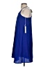Truth 100% Polyester Solid Blue Casual Dress Size S - photo 5