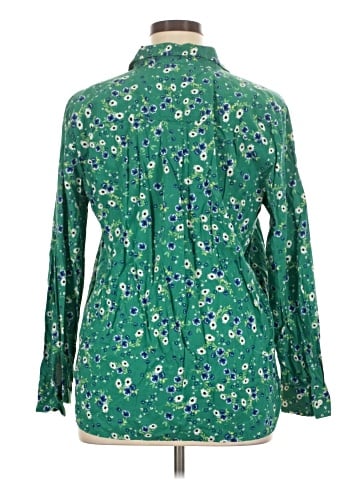 Ann Taylor LOFT Long Sleeve Button-Down Shirt (view 2)