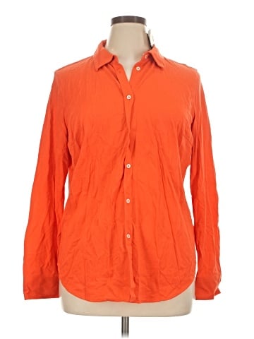 Lauren by Ralph Lauren Long Sleeve Button-Down Shirt (view 1)