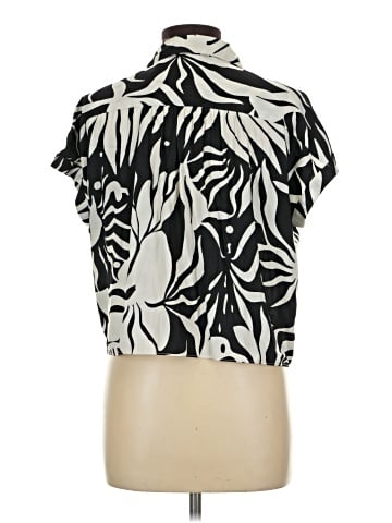 Rose + Olive Short Sleeve Blouse (view 2)
